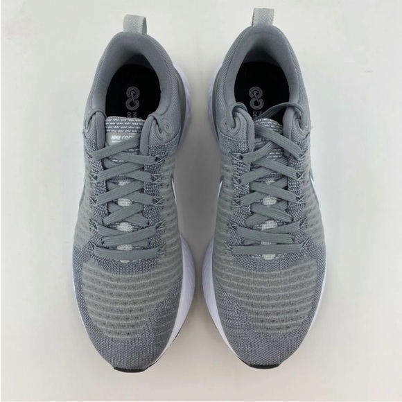 SOLD New in Box Woen Nike React Infinity Run FK2 Grey Rubber shoe Sneakers - Picture 6 of 10